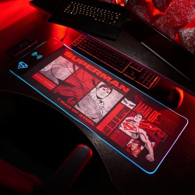 Numskull Games 154923 Gaming-Mauspad, Schwarz, Mehrfarbig, Rot
