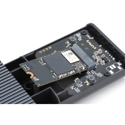 2. Digitus DA-71158 Festplattengehäuse SSD-Gehäuse Grau M.2