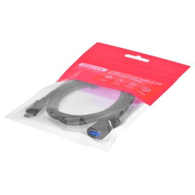 2. UNITEK Adapterkabel USB-C auf USB-A, Stecker/Buchse, 10 Gbit/s, 60 W, 1 m