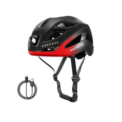Rockbros Fahrradhelm mit USB-Licht 10110035004