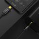 12. Baseus Stereo-Audiokabel AUX 3,5 mm Miniklinke - USB Typ C für Tablet-Telefon 120 cm schwarz (CAM01-01)