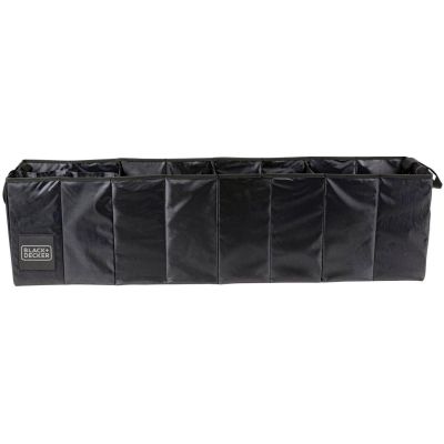 40. Aufbewahrungsbox mit 4 Fächern, faltbar, 110 x 30 x 30 cm, Black + Decker