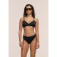 3. CASALL Overlap Bikini-Oberteil Schwarz