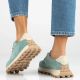 7. Grüne Plateau-Sneaker aus Leder, Modell Filippo DP7498