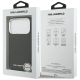 8. Karl Lagerfeld Point & Metal Logo MagSafe Hülle für iPhone 17 Pro - Schwarz