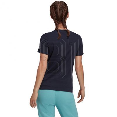 4. adidas Essentials Slim Logo T-shirt W H07833