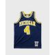 Mitchell & Ness NCAA Swingman Road Trikot Michigan1991 Chris Webber SMJY4437-UMI91CWEASBL