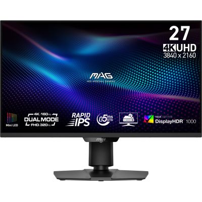 2. MSI MAG 274UPDFDE E16M Computermonitor 68,6 cm (27") 3840 x 2160 px 4K Ultra HD LED Schwarz