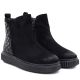 8. Gefütterte schwarze Damen-Ankle-Boots Potocki Z25-JE19365