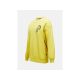 2. PEAK PERFORMANCE Herren-Sweatshirt M aus Frottee mit Grafikmuster, gelb
