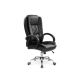 Relaxsessel 75 x 64 x 110–118 cm, Schwarz
