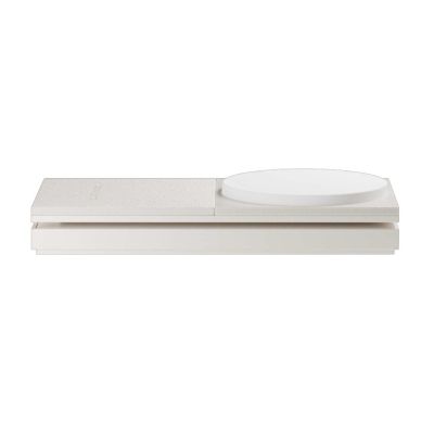3. Native Union Rise 2-in-1 MagSafe-kompatibles Qi2 15W Wireless-Ladegerät für zwei Geräte (Sandstein)