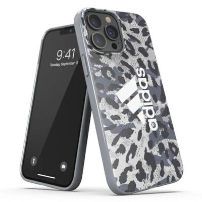 Adidas OR SnapCase Leopard Case für iPhone 13 Pro / iPhone 13 - Grau