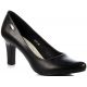 12. Schwarze Pumps mit Blockabsatz W Sergio Leone