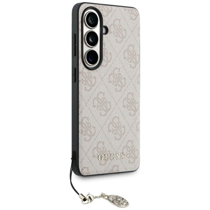 10. Guess 4G Classic Logo Charm MagSafe Hülle für Samsung Galaxy S26 - Pink