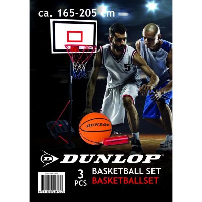 54. DUNLOP VERSTELLBARES BASKETBALLSET 1,65-2,05 M 3-IN-1