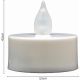 20. 2er-Set LED-Teelichter mit Timer, weiß
