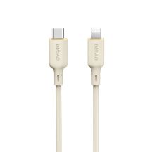 Dudao L7SCL USB-C – Lightning Kabel 30 W 1 m – Beige
