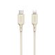 Dudao L7SCL USB-C – Lightning Kabel 30 W 1 m – Beige