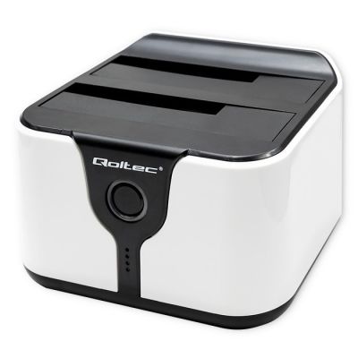 6. QOLTEC DOCKINGSTATION FÜR HDD-/SSD-LAUFWERKE 2.5" 3.5" | SATA III | USB 3.0 | SUPER SPEED 5GB/S | MIT OFFLINE-KLONFUNKTION