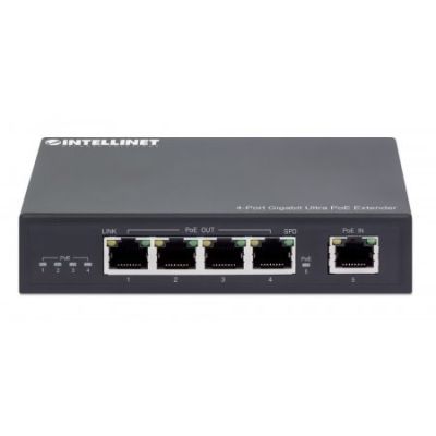 4. Intellinet 561617 Netzwerk-Extender/Netzwerk-Transmitter Schwarz 10, 100, 1000 Mbit/s