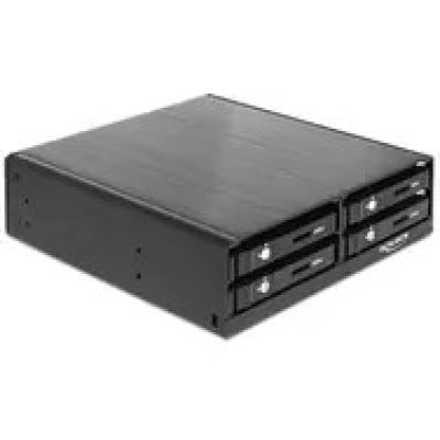 8. Delock 5,25"-Einschub für 4 x 2,5"-SATA-Festplatten/SSDs