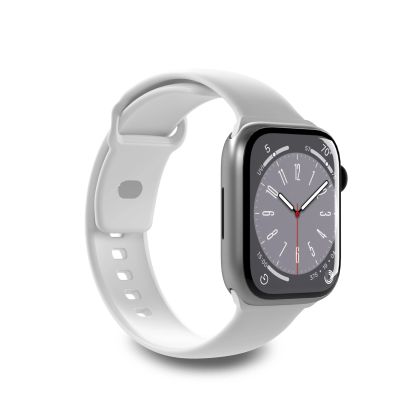 Puro Icon Silikonarmband für Apple Watch 38 / 40 / 41 mm - weiß (2 Stk.)