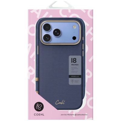 5. Uniq Coehl Mirelle Magnetische Ladehülle für iPhone 18 Pro Max / 17 Pro Max – Blau
