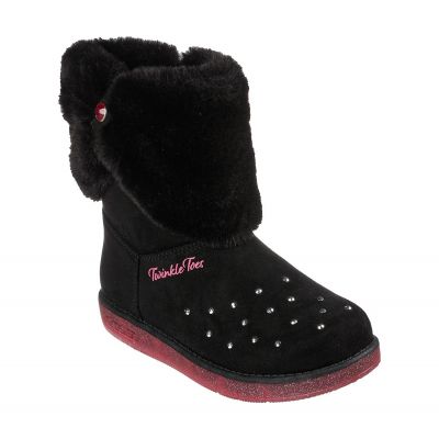 5. Skechers GLITZY GLAM COZY CUDDLERS JR 314851L-BLK Schuhe