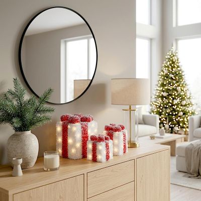 5. Leuchtendes Geschenkset mit 3 LEDs und Timer (3-teilig)