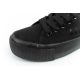 6. Lee Cooper Damen Sportschuhe Stoff Plateau Sneakers schwarz
