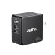 6. UNITEK GAN Ladegerät, PD 65W 2x USB-C, USB-A