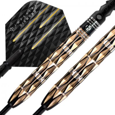 27. Harrows RED HORIZON 90 % ImperialDiamond-Darts mit weicher Spitze