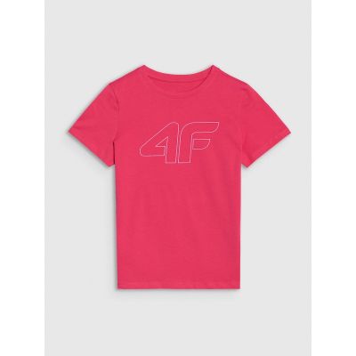 5. Mädchen-T-Shirt mit Aufdruck, regulär, Größe 4F 4FJWSS25TTSHF2176-55S