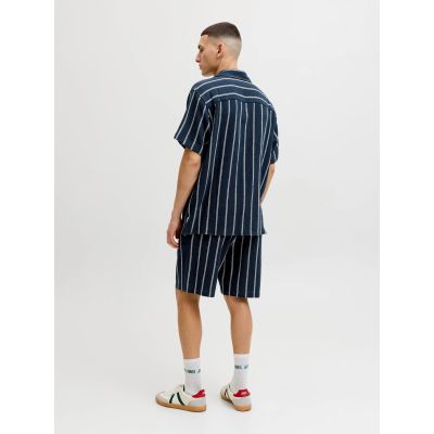 7. Jack&Jones Herren-Streifenshorts JPSTJAIDEN COBA STRIPE JOG SHORTS REG SN 12274413 SKY CAPTAIN/STRIPES