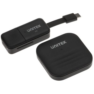 11. UNITEK Drahtloser HDMI-Transmitter bis zu 50 m, USB-C, Schwarz