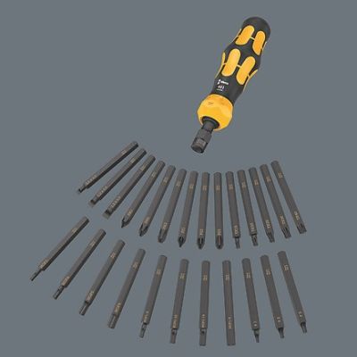 3. Wera Schlagschrauber mit 18-teiligem Bit-Set im Kraftform Kompakt 900 Set1 Koffer