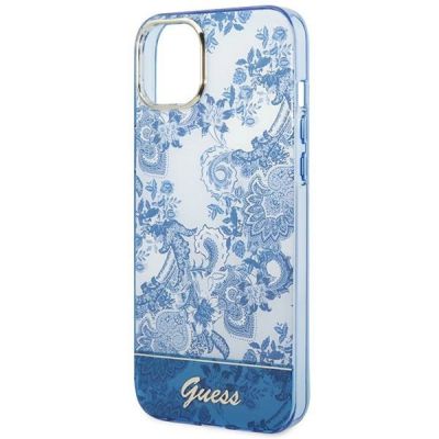 6. Ratet Guess , GUHCP14MHGPLHB iPhone 14 Plus 6,7" blau/blaue Hardcase Porcelain Collection