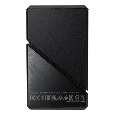 11. ADATA SE920 Thunderbolt-Technologie 4 TB USB Typ-C USB4 Gen 3x2 Schwarz