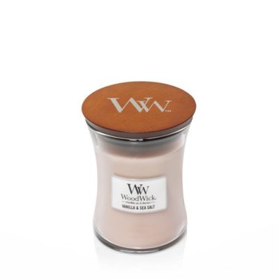 2. Mittlere Kerze VANILLE & MEERSALZ WOODWICK