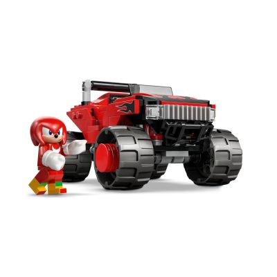 5. LEGO Sonic the Hedgehog 77118 – Silver im Auto gegen Knuckles im Monstertruck