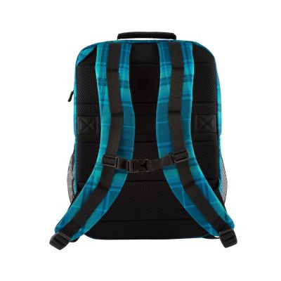 6. HP Campus XL Rucksack für 16"-Notebooks 7J594AA Blau-Türkis-Karo