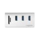 4. LogiLink CR0045 USB 3.2 Gen 1 (3.1 Gen 1) Typ-A 5000 Mbit/s Silberne Hubs und Konzentratoren
