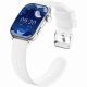 7. GRAVITY GT28-10 Damen-Smartwatch-Armband + Armband Weiß Silber