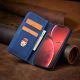 11. Magnet Fancy Case Case für iPhone 13 Pro Max Tasche Kartenetui Kartenhalter Blau