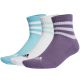 2. Adidas 3-Streifen Gepolsterte Sportswear Mid-Cut Socken 3P IJ8263