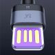 14. Baseus Cafule Kabel USB Typ C SuperCharge 40W Quick Charge 3.0 QC 3.0 Kabel 1m grau-schwarz (CATKLF-PG1)