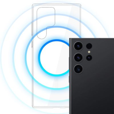 8. 3mk Clear MagCase Hülle für Samsung Galaxy S23 Ultra – transparent
