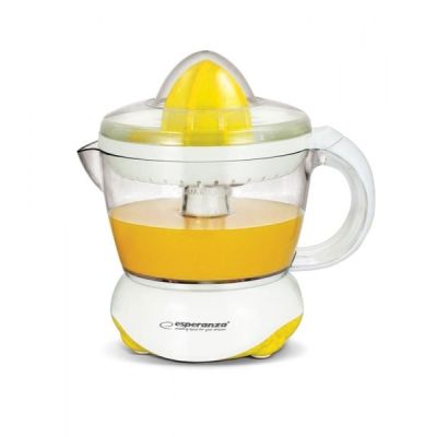Esperanza Clementine EKJ001Y Slow Juicer für Zitrusfrüchte (25 W; 0,75 l; gelb)