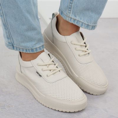 30. Sergio Leone PB236-S Damen-Sneaker aus schwarzem Leder mit Keilabsatz